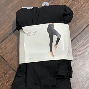 a new day Black Super Soft Leggings